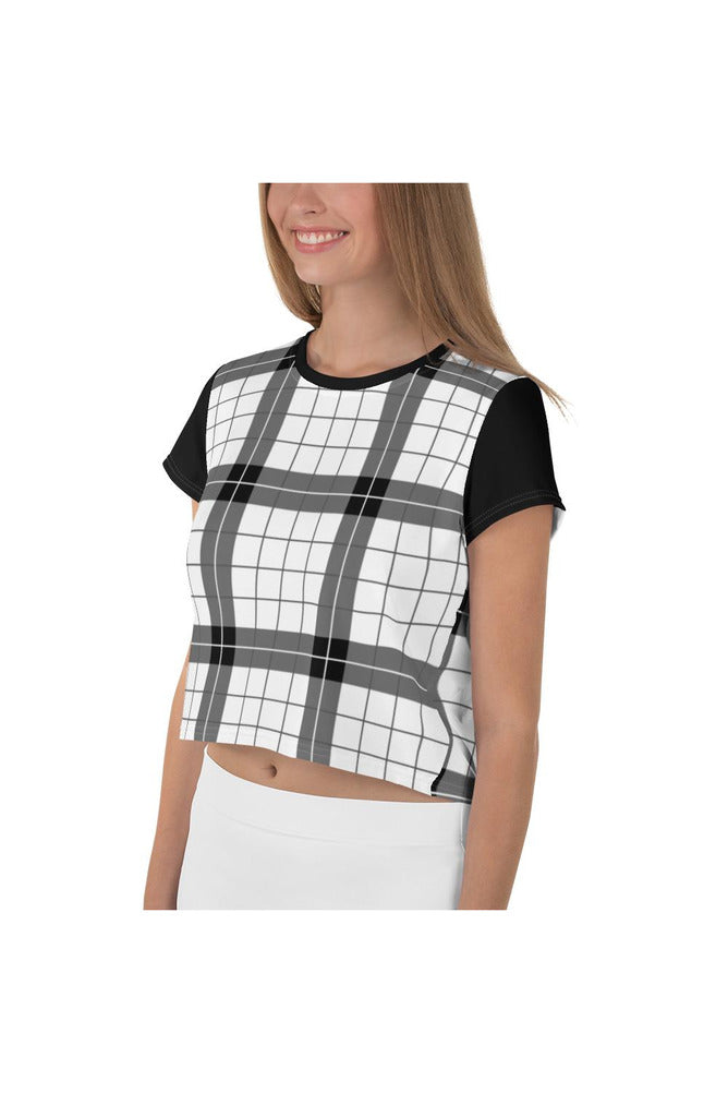 Plaid Crop Tee - Objet D'Art