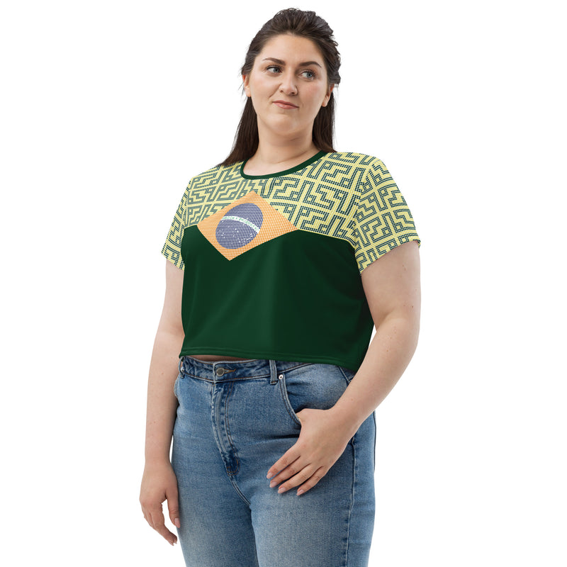 Brazil Crop Tee - Objet D'Art