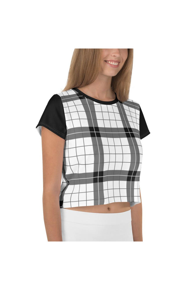 Plaid Crop Tee - Objet D'Art