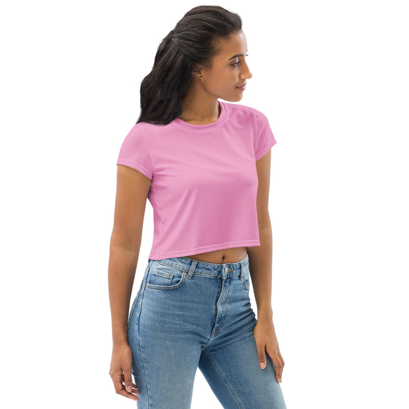 Pink Crop Tee - Objet D'Art