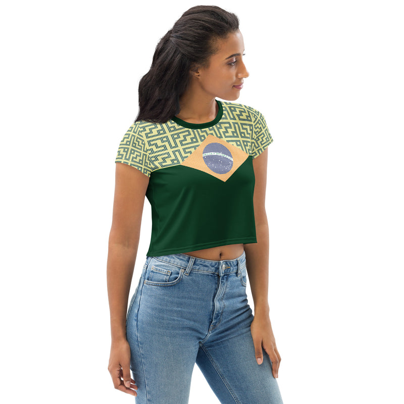 Brazil Crop Tee - Objet D'Art