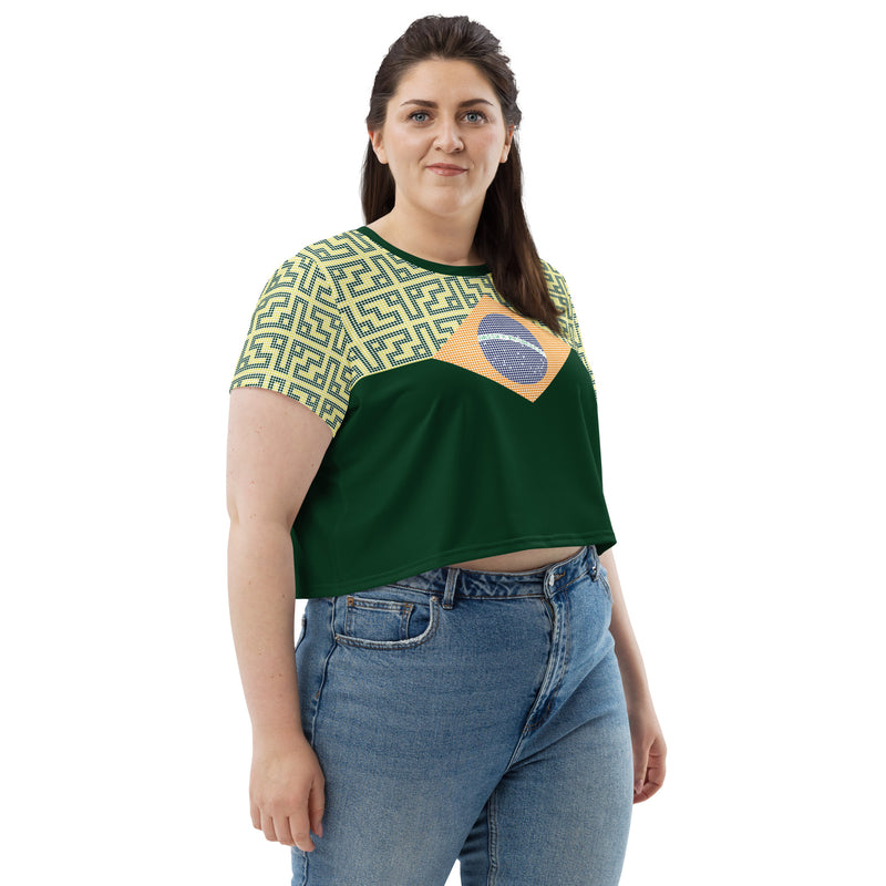 Brazil Crop Tee - Objet D'Art