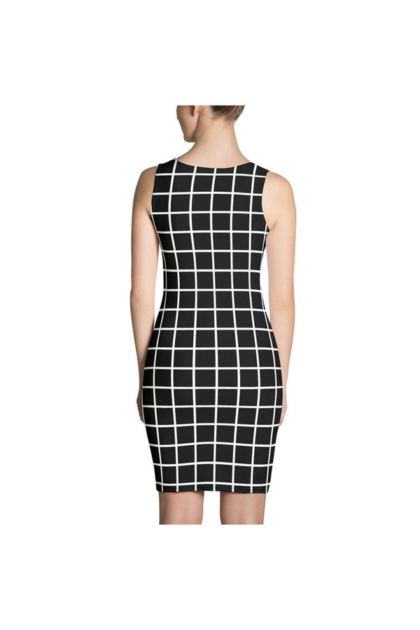 Grid Sublimation Cut & Sew Dress - Objet D'Art