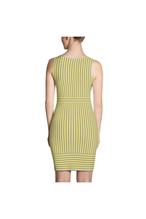 Striped Sublimation Cut & Sew Dress - Objet D'Art