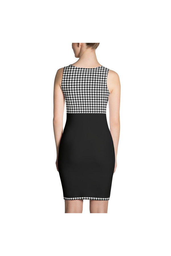 Houndstooth Haven Sublimation Cut & Sew Dress - Objet D'Art