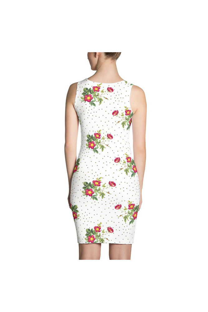 Floral Polka dots Sublimation Cut & Sew Dress - Objet D'Art