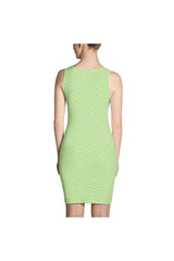 Lime Green Sublimation Cut & Sew Dress - Objet D'Art