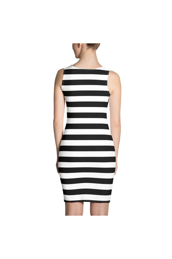 Striped Sublimation Cut & Sew Dress - Objet D'Art
