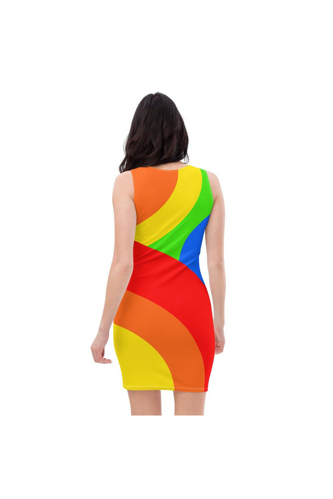 Leading Rainbow Sublimation Cut & Sew Dress - Objet D'Art