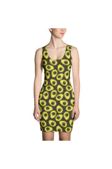 Avocado Sublimation Cut & Sew Dress - Objet D'Art