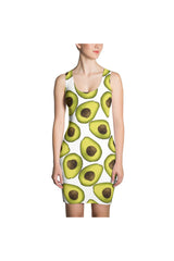 Avocado Appeal Sublimation Cut & Sew Dress - Objet D'Art