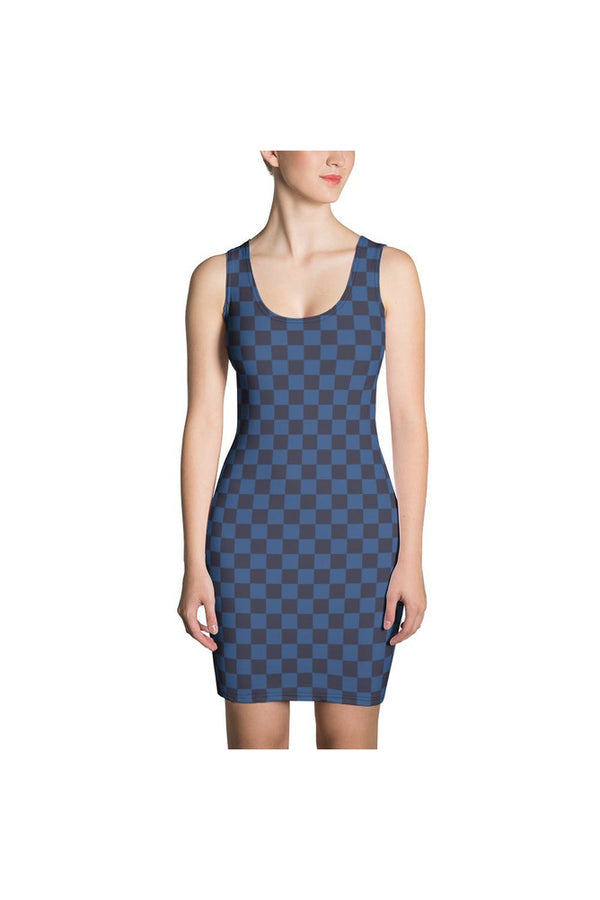 Checkered Sublimation Cut & Sew Dress - Objet D'Art