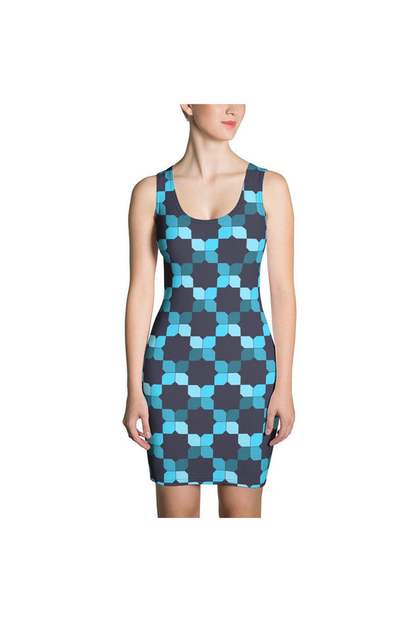 Tessellation Geometry Sublimation Cut & Sew Dress - Objet D'Art