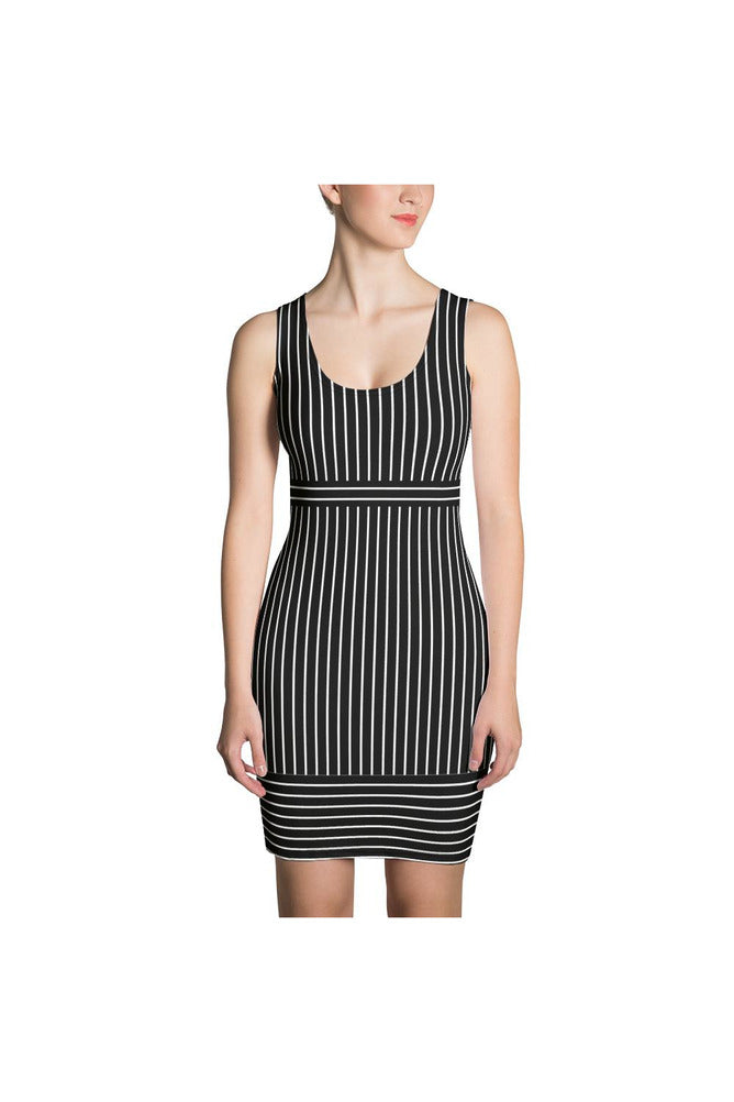 Striped Sublimation Cut & Sew Dress - Objet D'Art