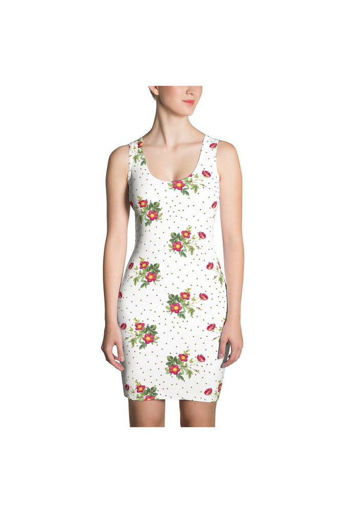 Floral Polka dots Sublimation Cut & Sew Dress - Objet D'Art