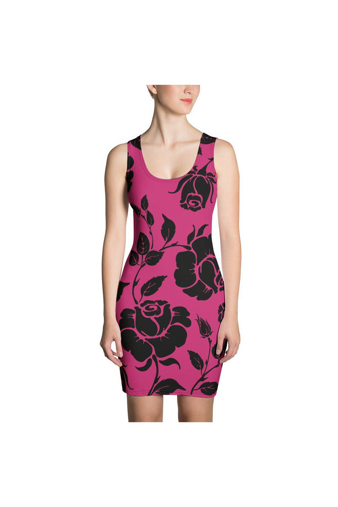 Floral Silhouette Sublimation Cut & Sew Dress - Objet D'Art