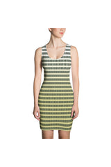 Striped Sublimation Cut & Sew Dress - Objet D'Art