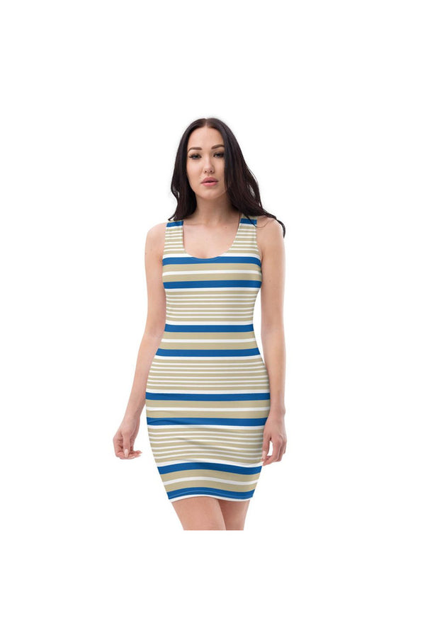 Striped Sublimation Cut & Sew Dress - Objet D'Art