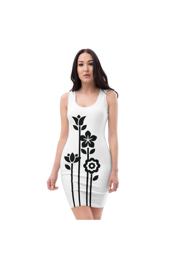 Boldly Floral Sublimation Cut & Sew Dress - Objet D'Art