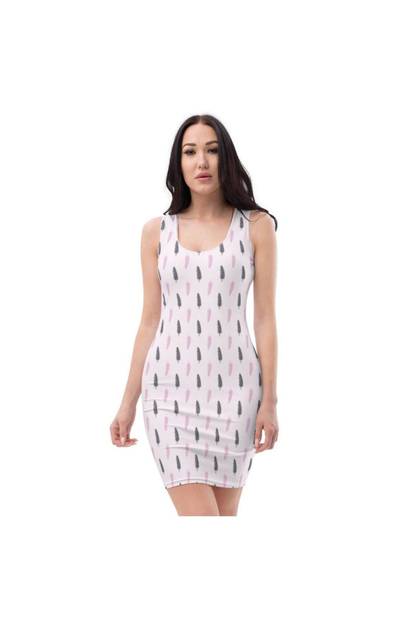 Light Pink as a Feather Sublimation Cut & Sew Dress - Objet D'Art