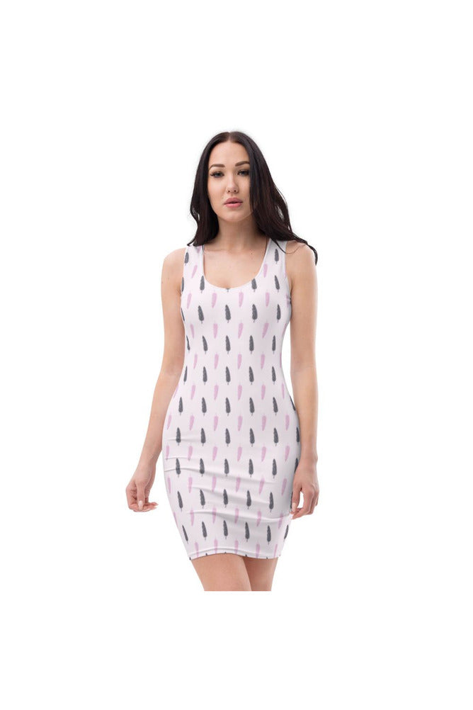 Light Pink as a Feather Sublimation Cut & Sew Dress - Objet D'Art