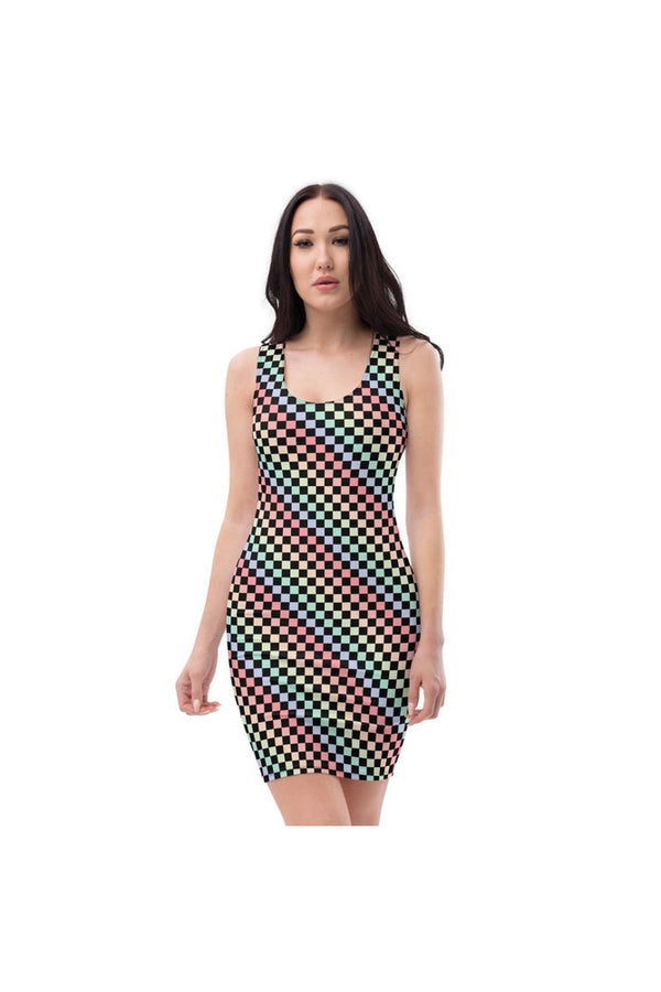 PASTEL PIXELS Sublimation Cut & Sew Dress - Objet D'Art