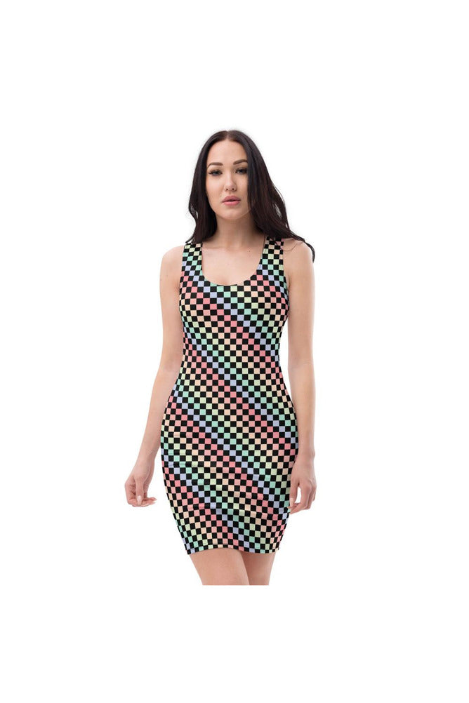 PASTEL PIXELS Sublimation Cut & Sew Dress - Objet D'Art