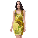 Van Gogh Sunflowers Sublimation Cut & Sew Dress - Objet D'Art
