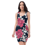 Rose Print Sublimation Cut & Sew Dress - Objet D'Art