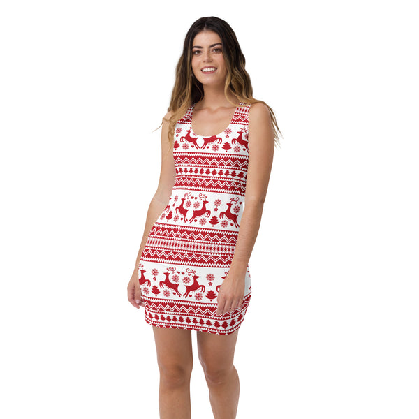 Winter Wonderland Sublimation Cut & Sew Dress - Objet D'Art
