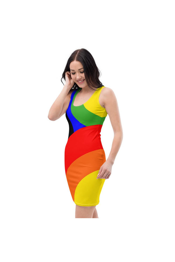 Rainbow Diva Sublimation Cut & Sew Dress - Objet D'Art