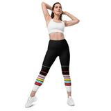 Multicolored Striped Leggings with pockets - Objet D'Art