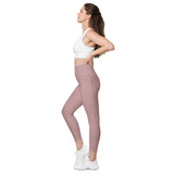 Blush Wine Leggings with pockets - Objet D'Art