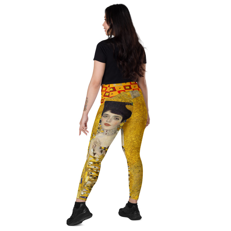 Klimt Leggings with pockets - Objet D'Art