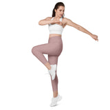 Blush Wine Leggings with pockets - Objet D'Art