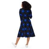 Daisy Twilight long sleeve midi dress - Objet D'Art