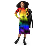 Spectral Space long sleeve midi dress - Objet D'Art