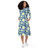 Daisy Do long sleeve midi dress - Objet D'Art