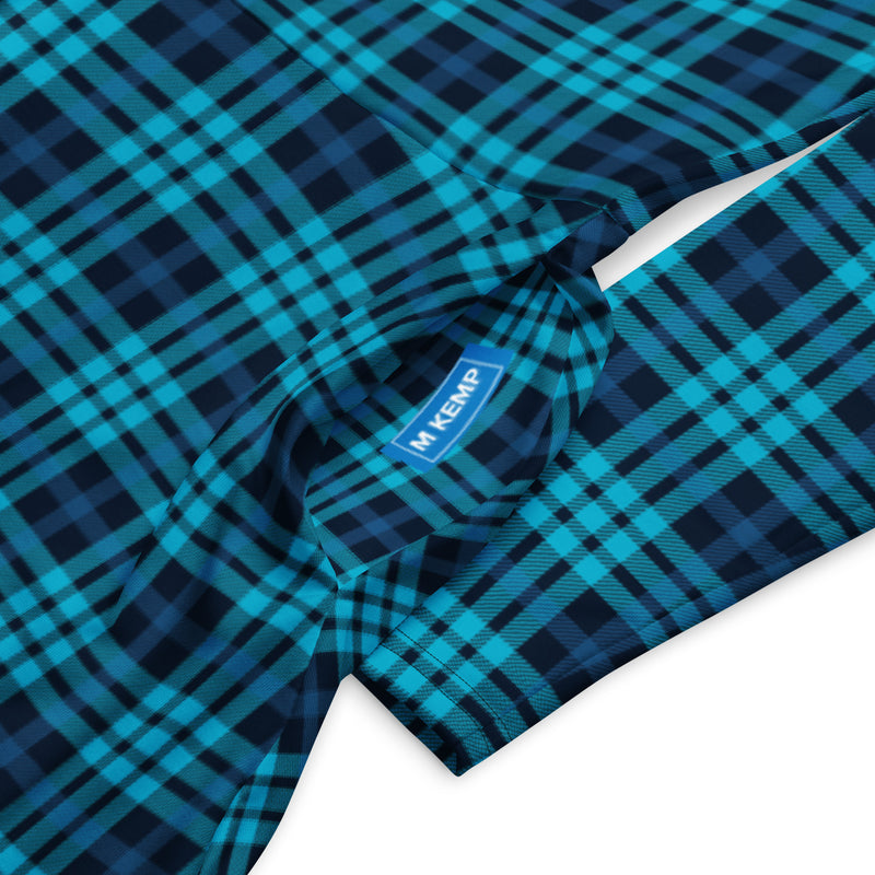 All-over print long sleeve midi dress - Objet D'Art