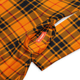 All-over print long sleeve midi dress - Objet D'Art