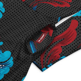 All-over print long sleeve midi dress - Objet D'Art