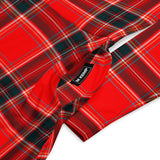 All-over print long sleeve midi dress - Objet D'Art