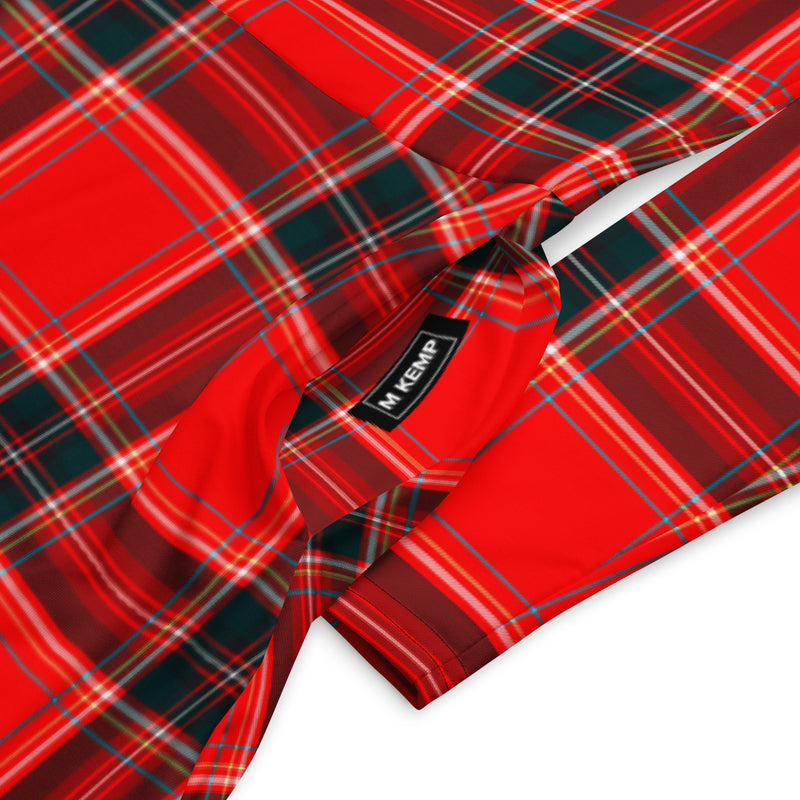 All-over print long sleeve midi dress - Objet D'Art