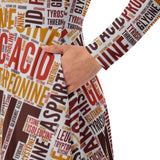 Amino Acids long sleeve midi dress - Objet D'Art