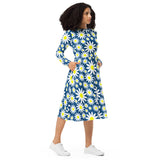 Daisy Do long sleeve midi dress - Objet D'Art