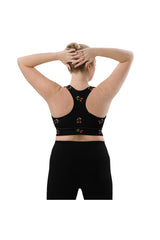 Cherry Longline sports bra - Objet D'Art