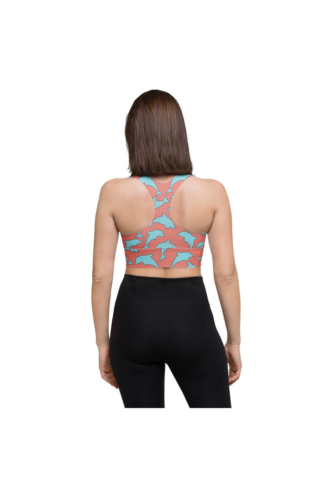 Dolphin Longline sports bra - Objet D'Art