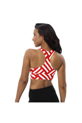 Americana Striped Longline sports bra - Objet D'Art