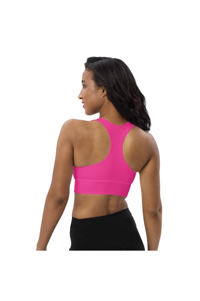 Magenta Longline sports bra - Objet D'Art