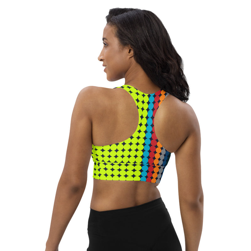 Color World Longline sports bra - Objet D'Art